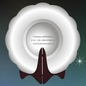 2014年11月：定制深圳金溢科技公司戰(zhàn)略合作伙伴純銀紀(jì)念盤(pán)定制